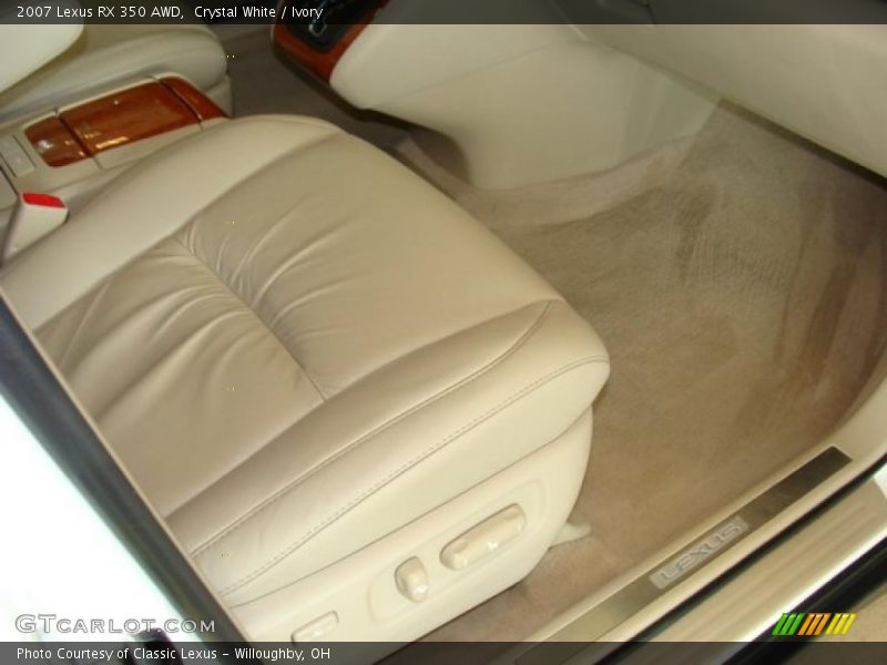 Crystal White / Ivory 2007 Lexus RX 350 AWD