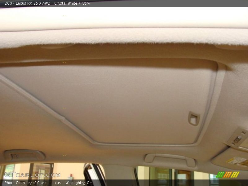 Crystal White / Ivory 2007 Lexus RX 350 AWD