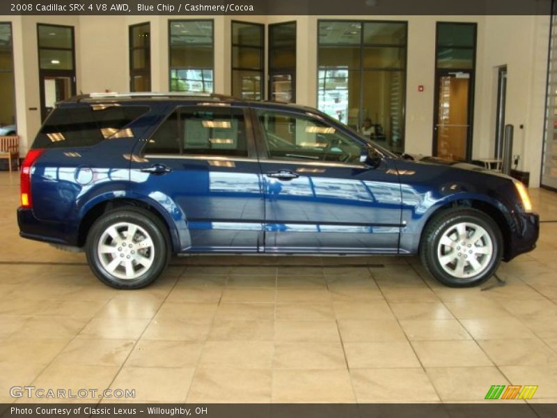 Blue Chip / Cashmere/Cocoa 2008 Cadillac SRX 4 V8 AWD