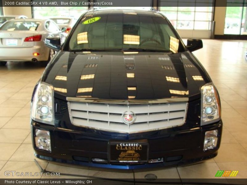 Blue Chip / Cashmere/Cocoa 2008 Cadillac SRX 4 V8 AWD