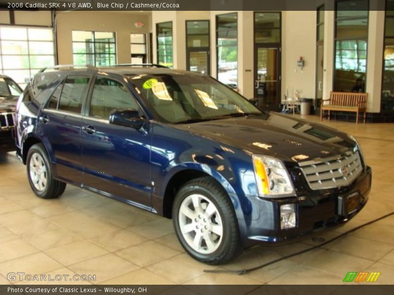 Blue Chip / Cashmere/Cocoa 2008 Cadillac SRX 4 V8 AWD