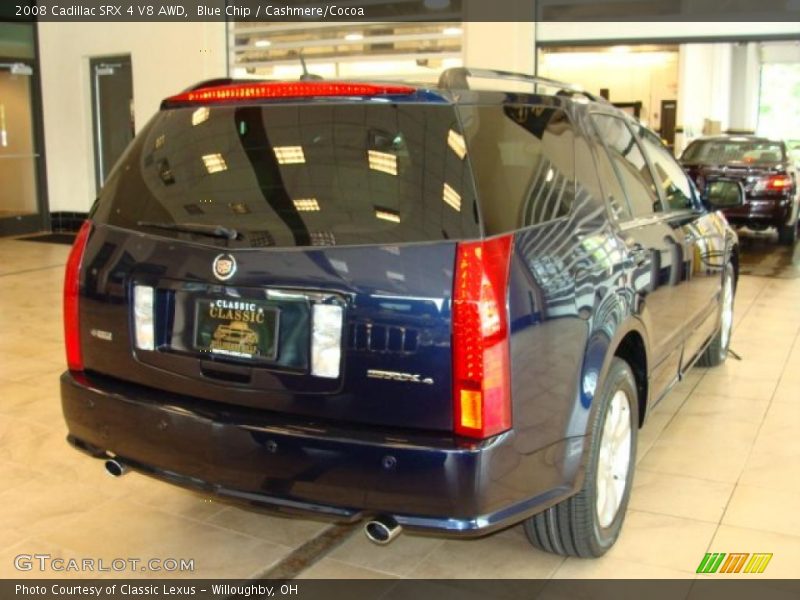 Blue Chip / Cashmere/Cocoa 2008 Cadillac SRX 4 V8 AWD