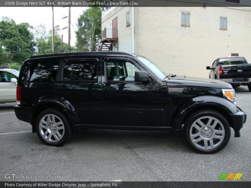 Brilliant Black Crystal Pearl / Dark Slate Gray 2008 Dodge Nitro SLT 4x4