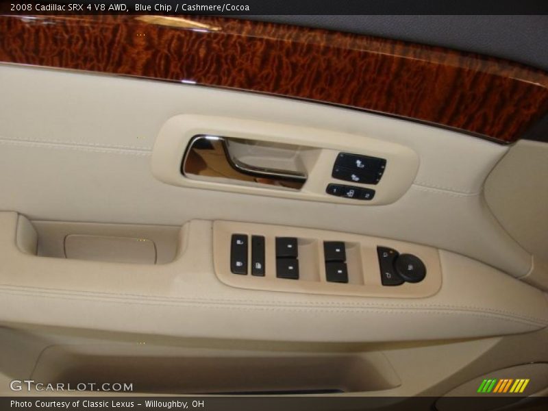 Blue Chip / Cashmere/Cocoa 2008 Cadillac SRX 4 V8 AWD