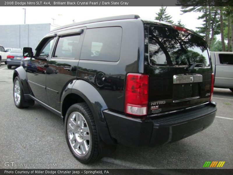 Brilliant Black Crystal Pearl / Dark Slate Gray 2008 Dodge Nitro SLT 4x4