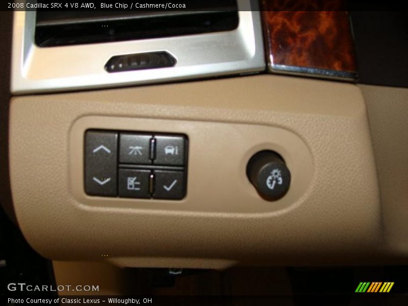 Blue Chip / Cashmere/Cocoa 2008 Cadillac SRX 4 V8 AWD
