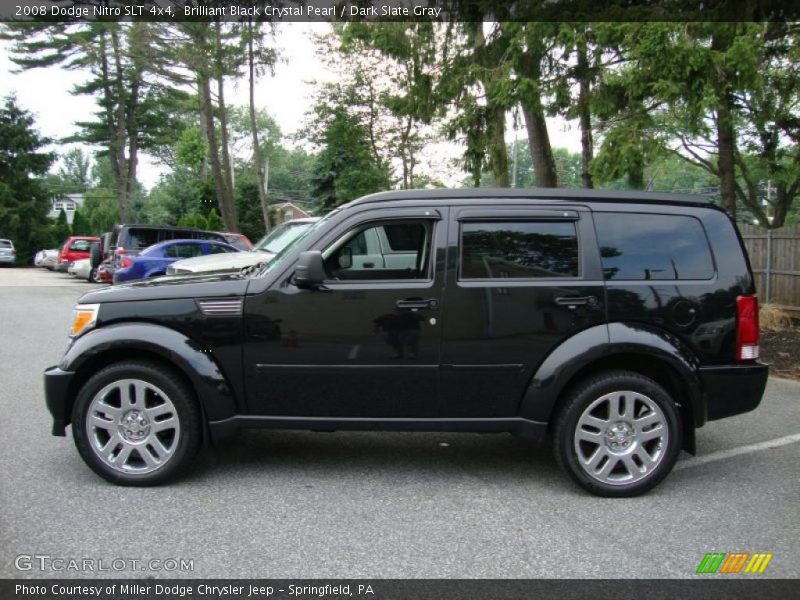 Brilliant Black Crystal Pearl / Dark Slate Gray 2008 Dodge Nitro SLT 4x4