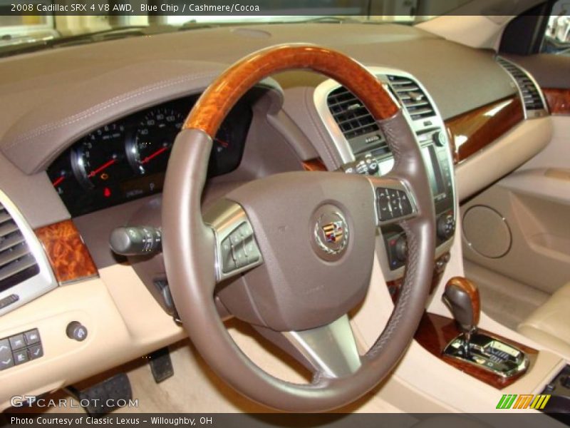 Blue Chip / Cashmere/Cocoa 2008 Cadillac SRX 4 V8 AWD
