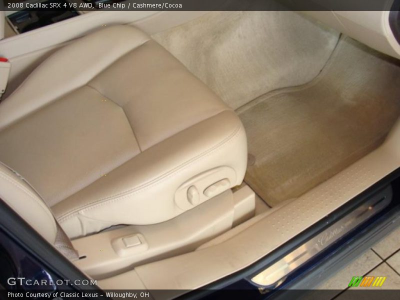 Blue Chip / Cashmere/Cocoa 2008 Cadillac SRX 4 V8 AWD