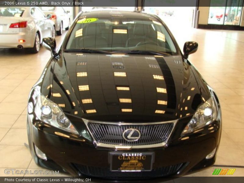 Black Onyx / Black 2006 Lexus IS 250 AWD