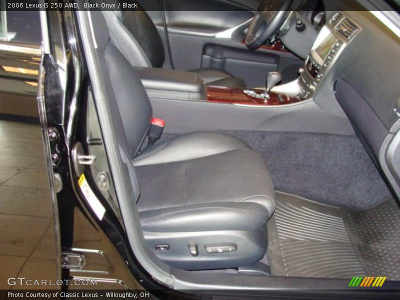 Black Onyx / Black 2006 Lexus IS 250 AWD