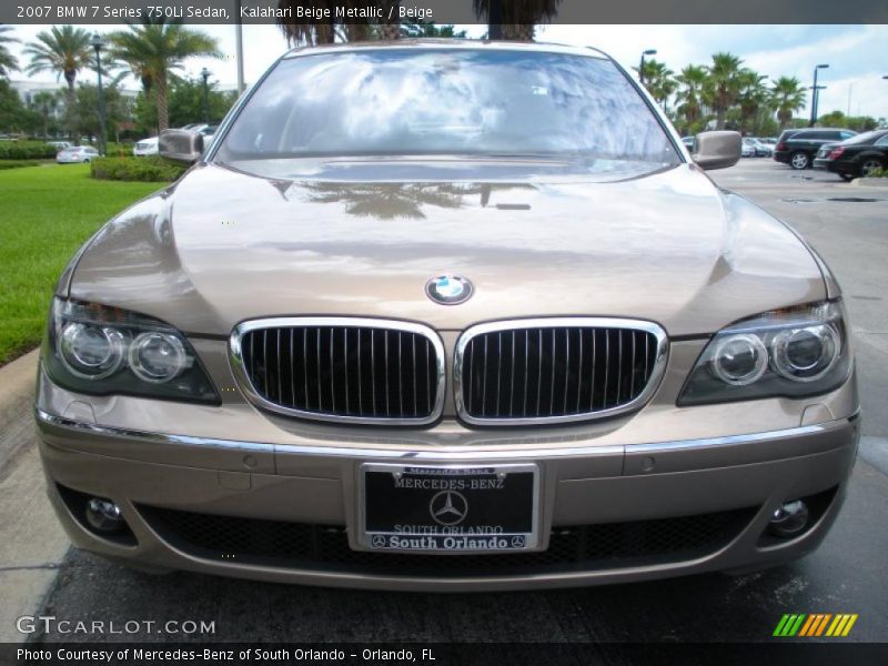 Kalahari Beige Metallic / Beige 2007 BMW 7 Series 750Li Sedan