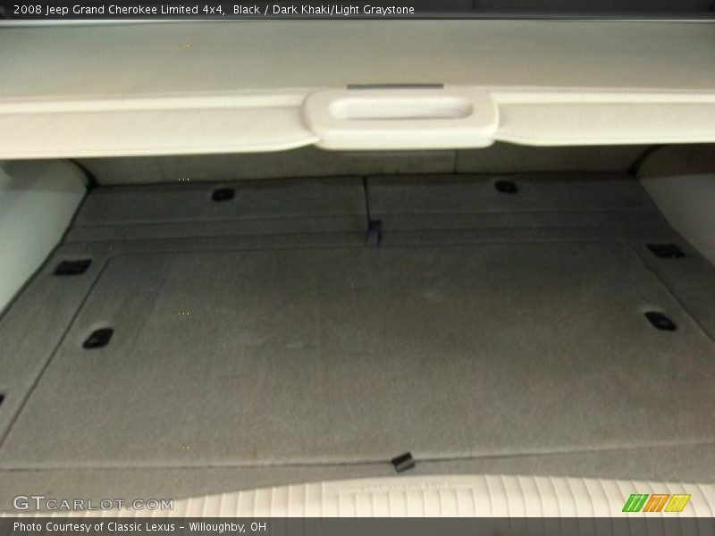 Black / Dark Khaki/Light Graystone 2008 Jeep Grand Cherokee Limited 4x4