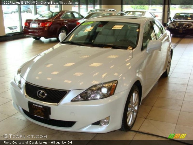 Glacier Frost Mica / Sterling 2007 Lexus IS 250 AWD