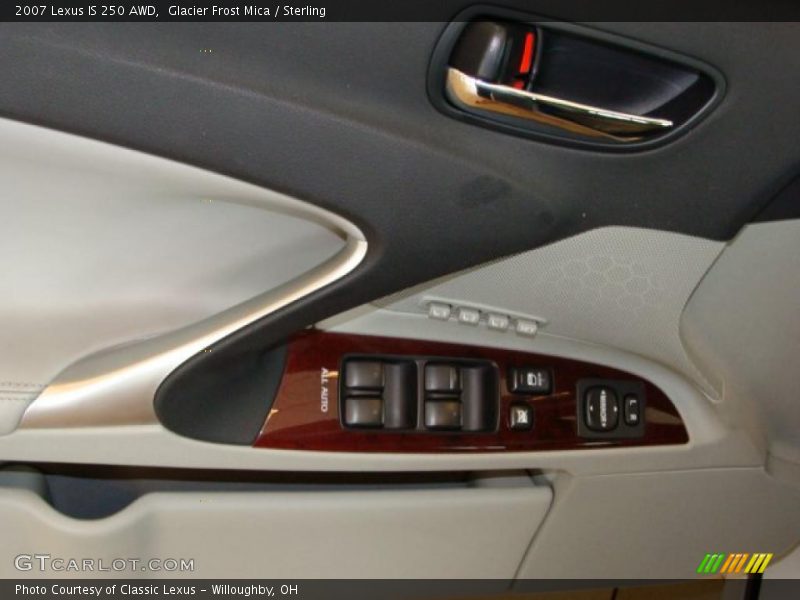 Glacier Frost Mica / Sterling 2007 Lexus IS 250 AWD