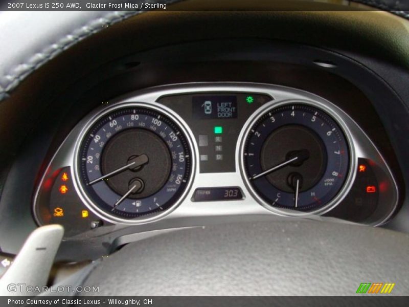 Glacier Frost Mica / Sterling 2007 Lexus IS 250 AWD