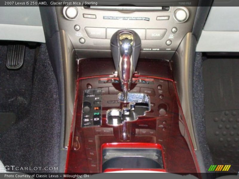 Glacier Frost Mica / Sterling 2007 Lexus IS 250 AWD