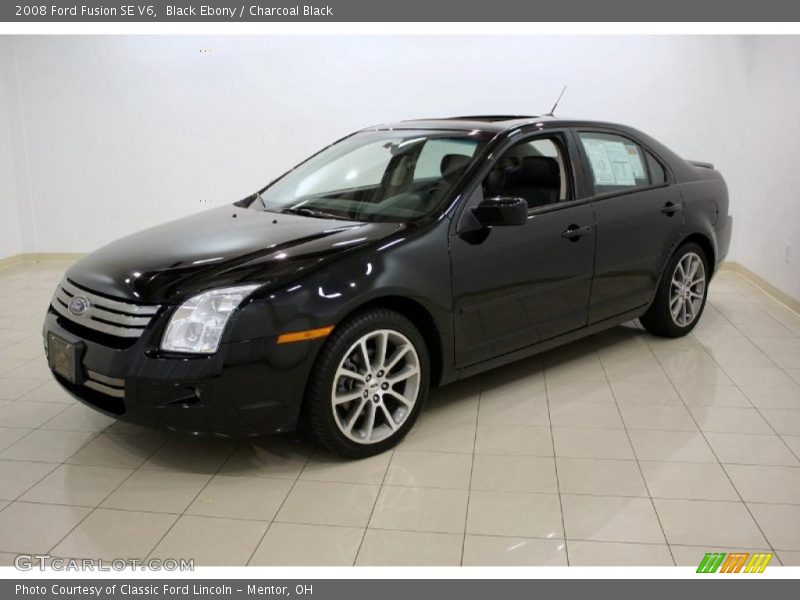 Black Ebony / Charcoal Black 2008 Ford Fusion SE V6