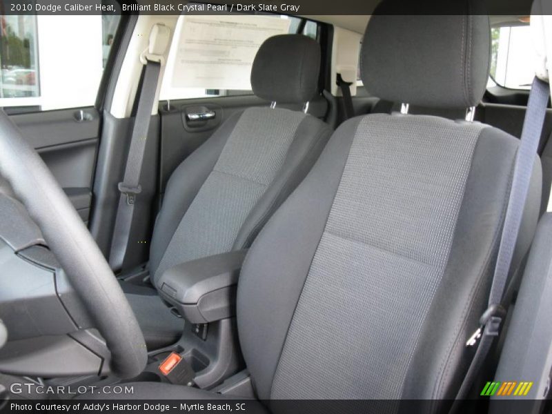 Brilliant Black Crystal Pearl / Dark Slate Gray 2010 Dodge Caliber Heat