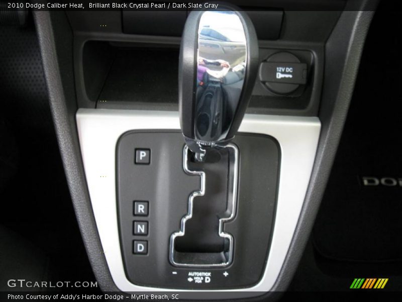 Brilliant Black Crystal Pearl / Dark Slate Gray 2010 Dodge Caliber Heat