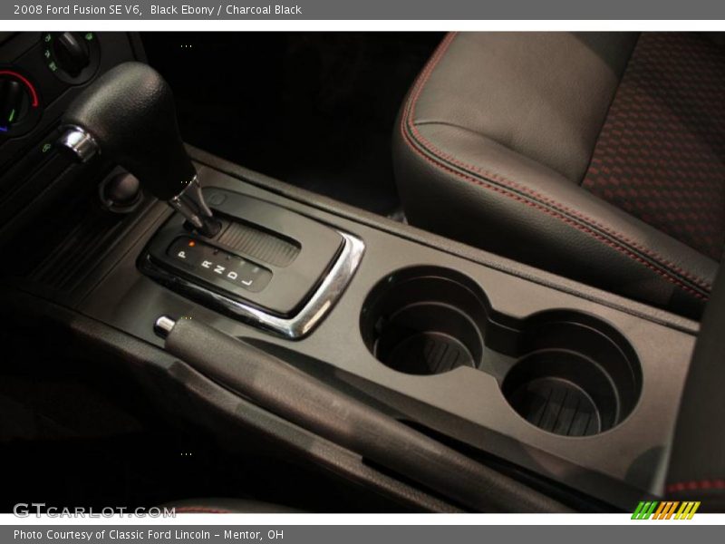 Black Ebony / Charcoal Black 2008 Ford Fusion SE V6