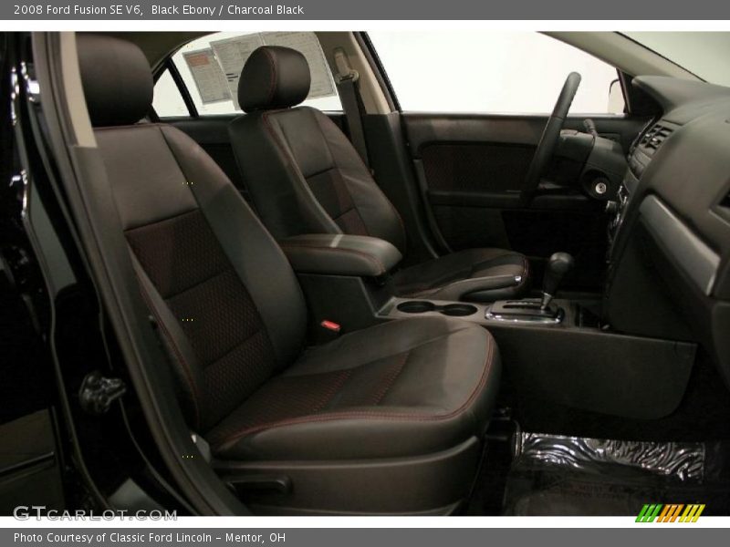 Black Ebony / Charcoal Black 2008 Ford Fusion SE V6