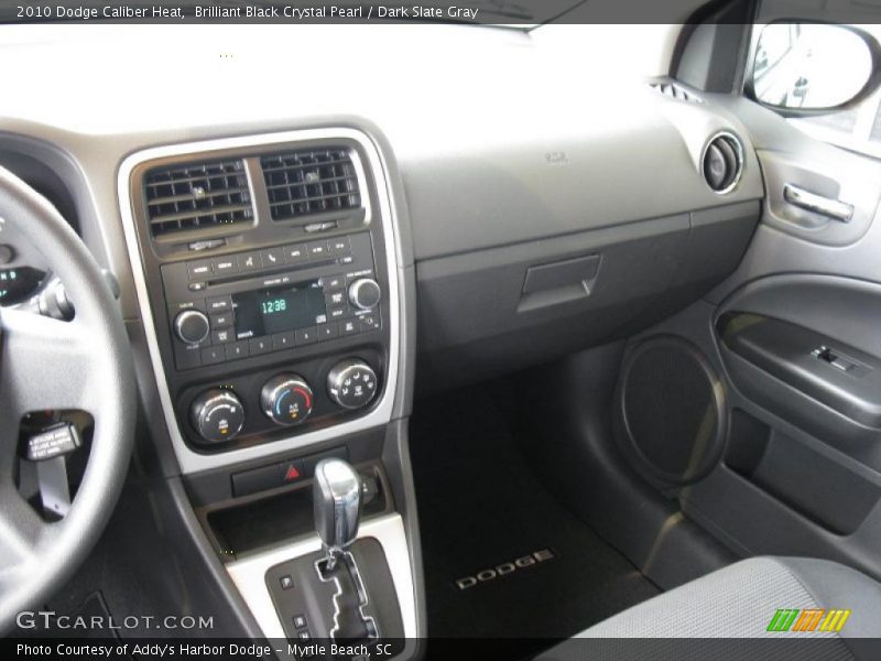 Brilliant Black Crystal Pearl / Dark Slate Gray 2010 Dodge Caliber Heat