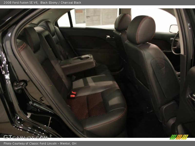 Black Ebony / Charcoal Black 2008 Ford Fusion SE V6
