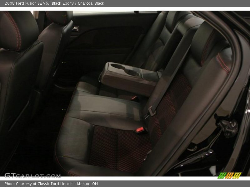 Black Ebony / Charcoal Black 2008 Ford Fusion SE V6