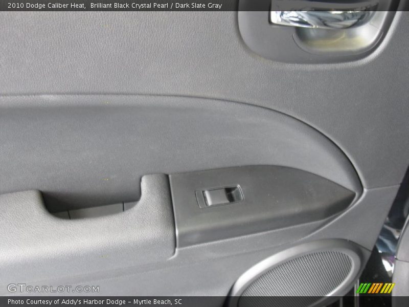 Brilliant Black Crystal Pearl / Dark Slate Gray 2010 Dodge Caliber Heat