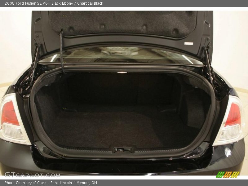 Black Ebony / Charcoal Black 2008 Ford Fusion SE V6