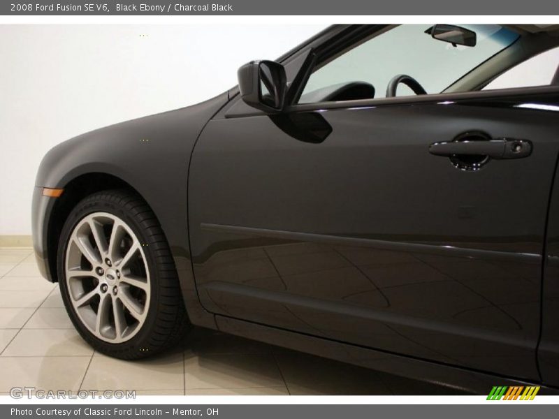 Black Ebony / Charcoal Black 2008 Ford Fusion SE V6