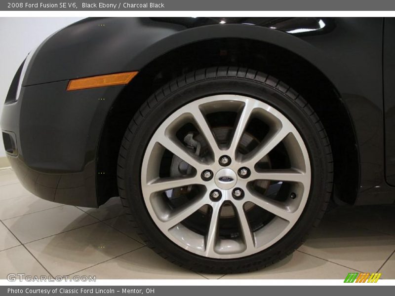 Black Ebony / Charcoal Black 2008 Ford Fusion SE V6