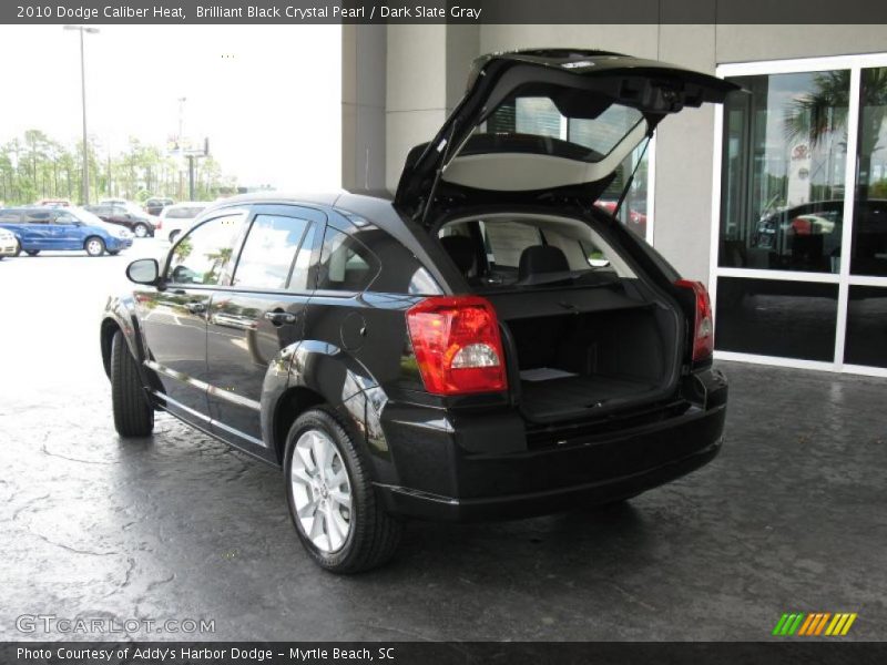 Brilliant Black Crystal Pearl / Dark Slate Gray 2010 Dodge Caliber Heat