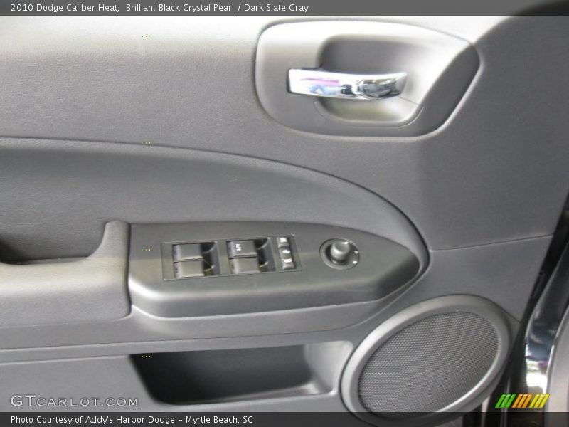 Brilliant Black Crystal Pearl / Dark Slate Gray 2010 Dodge Caliber Heat
