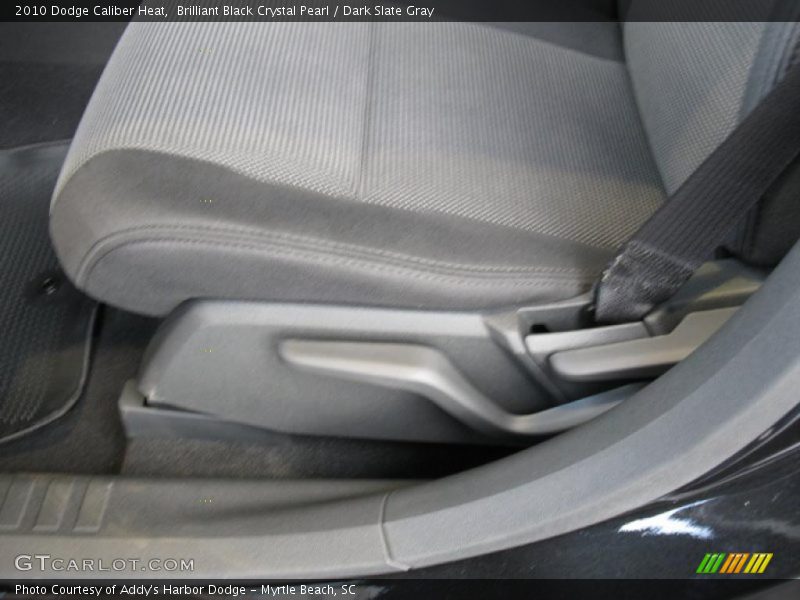 Brilliant Black Crystal Pearl / Dark Slate Gray 2010 Dodge Caliber Heat