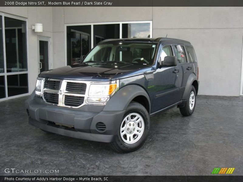 Modern Blue Pearl / Dark Slate Gray 2008 Dodge Nitro SXT