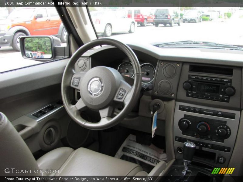 Inferno Red Pearl / Khaki 2006 Jeep Commander 4x4