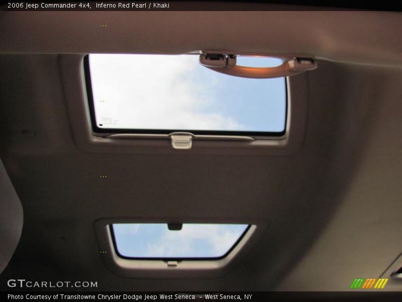 Inferno Red Pearl / Khaki 2006 Jeep Commander 4x4