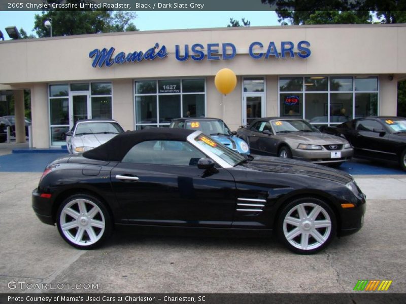 Black / Dark Slate Grey 2005 Chrysler Crossfire Limited Roadster