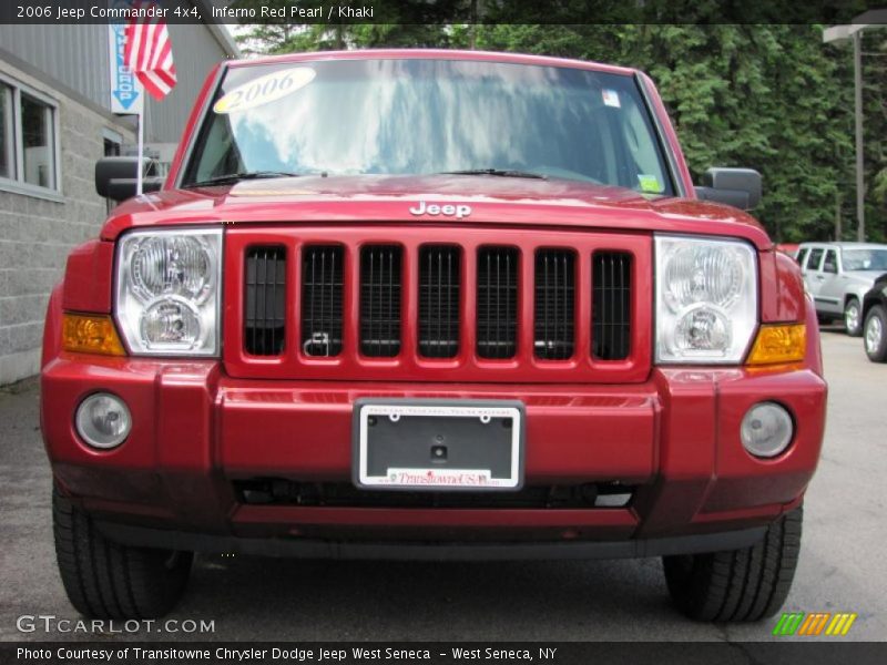 Inferno Red Pearl / Khaki 2006 Jeep Commander 4x4