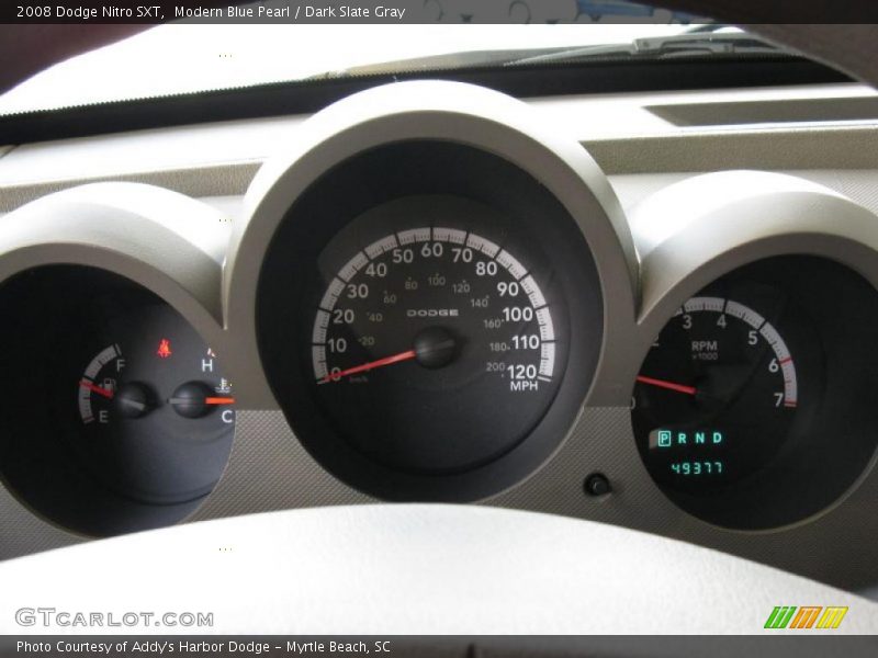 Modern Blue Pearl / Dark Slate Gray 2008 Dodge Nitro SXT