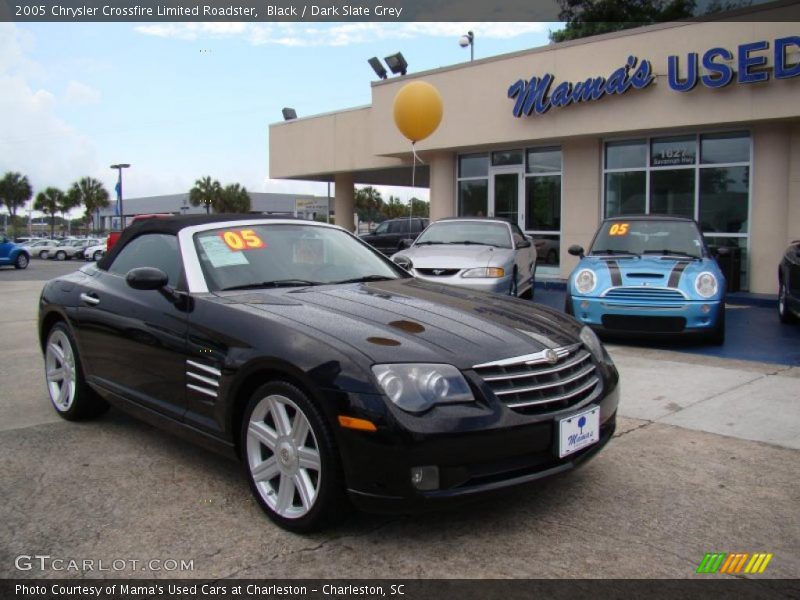 Black / Dark Slate Grey 2005 Chrysler Crossfire Limited Roadster