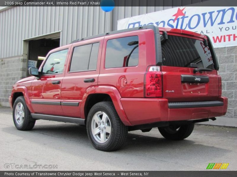 Inferno Red Pearl / Khaki 2006 Jeep Commander 4x4