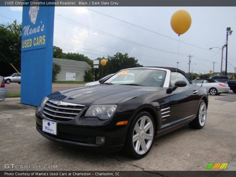 Black / Dark Slate Grey 2005 Chrysler Crossfire Limited Roadster