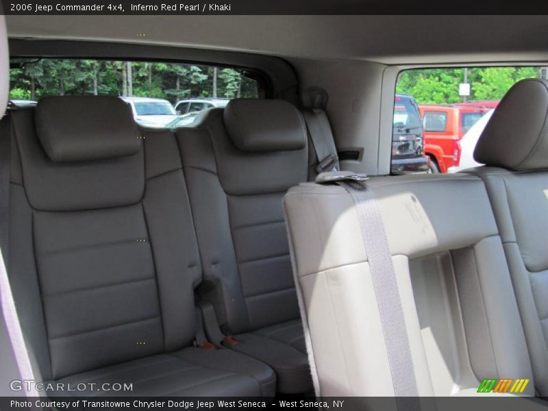 Inferno Red Pearl / Khaki 2006 Jeep Commander 4x4