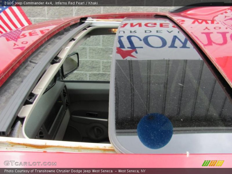 Inferno Red Pearl / Khaki 2006 Jeep Commander 4x4