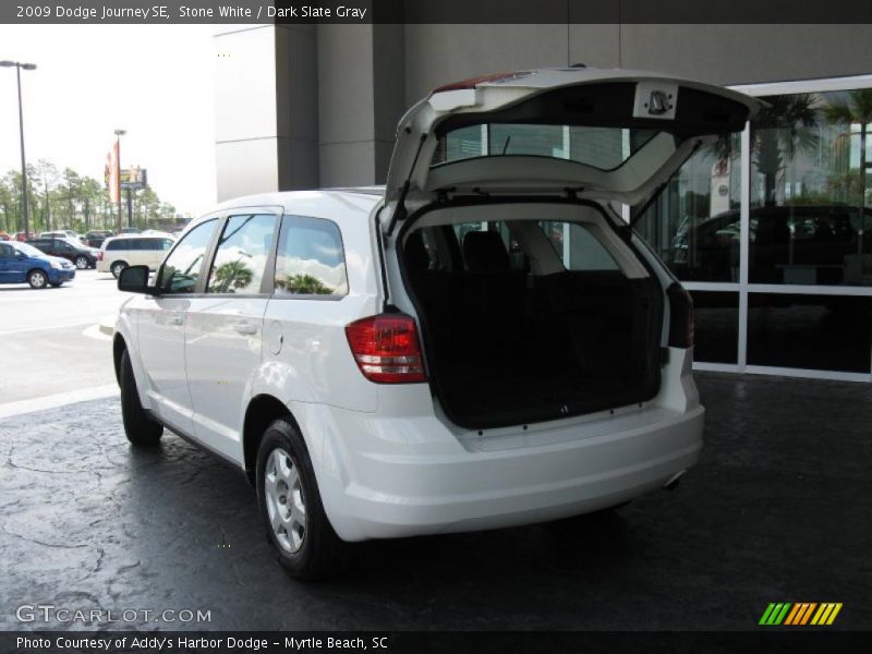 Stone White / Dark Slate Gray 2009 Dodge Journey SE
