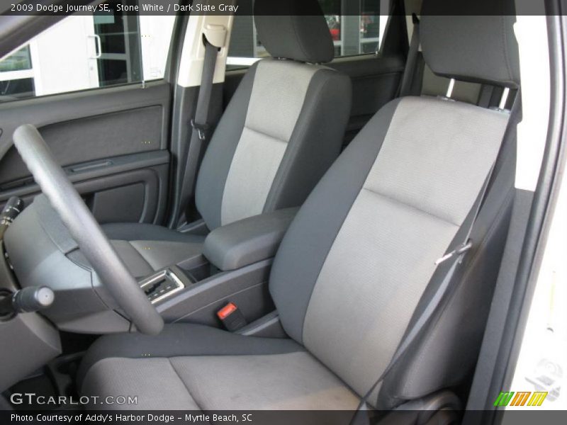 Stone White / Dark Slate Gray 2009 Dodge Journey SE