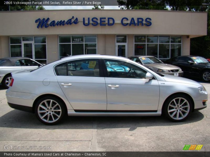 Reflex Silver / Pure Beige 2008 Volkswagen Passat VR6 Sedan